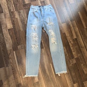 Hollister ultra high rise mom jeans